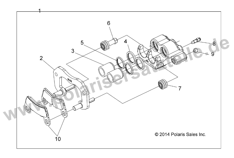 BRAKES, REAR CALIPER BRAKES, REAR CALIPER