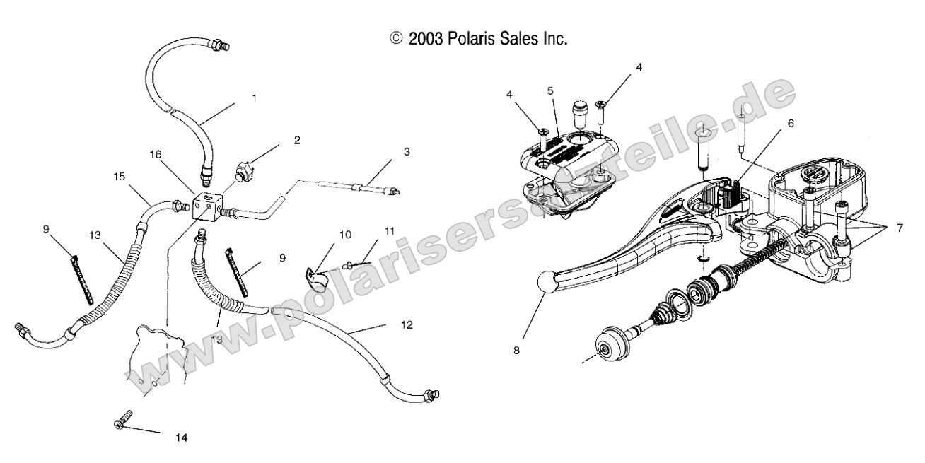 Controls-Master Cylinder/Brake Line
