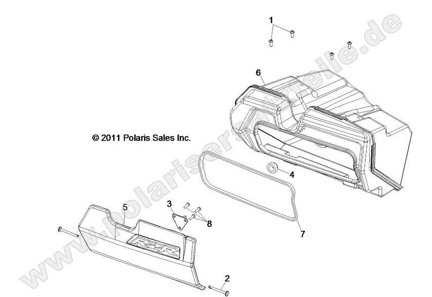 BODY, GLOVEBOX BODY, GLOVEBOX