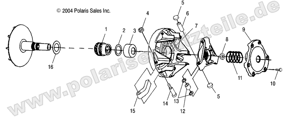 DRIVE CLUTCH DRIVE CLUTCH