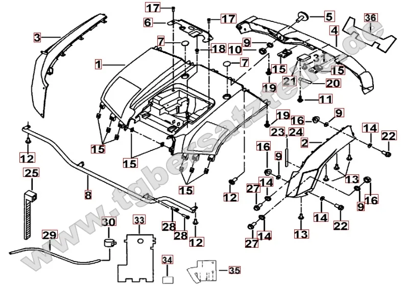 Heckverkleidung Heckverkleidung