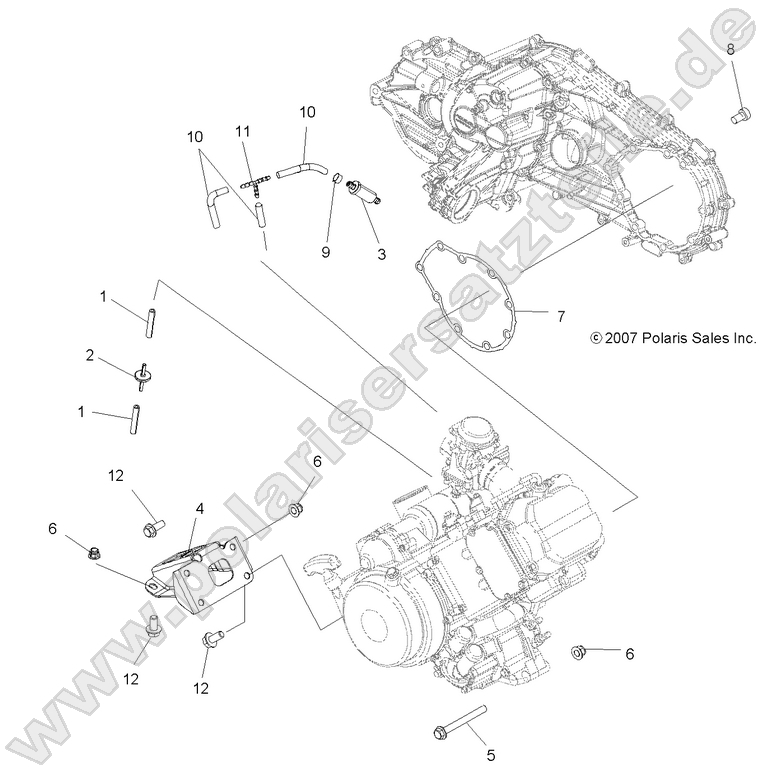 ENGINE, MOUNTING ENGINE, MOUNTING