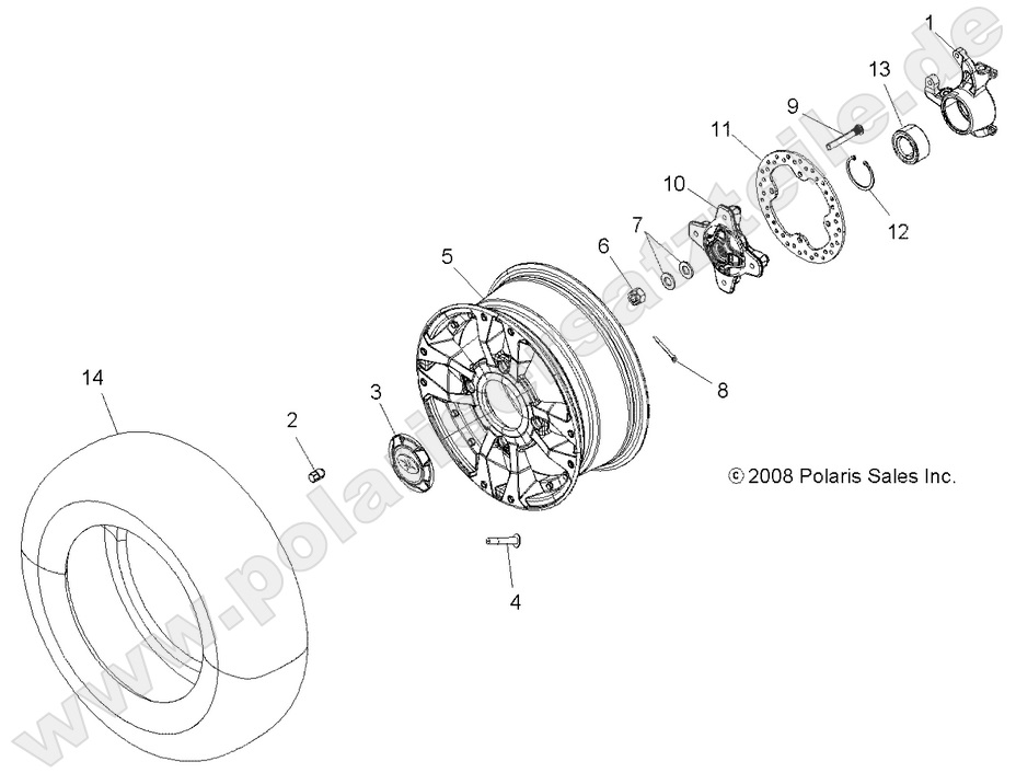 WHEELS, FRONT and HUB WHEELS, FRONT and HUB