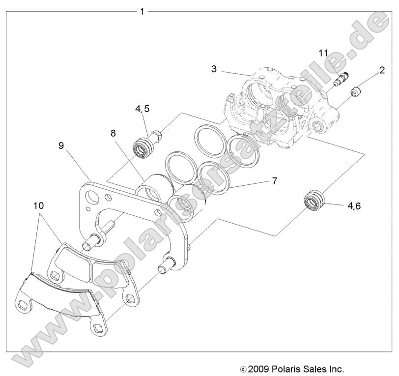 Brakes, Front Caliper Brakes, Front Caliper