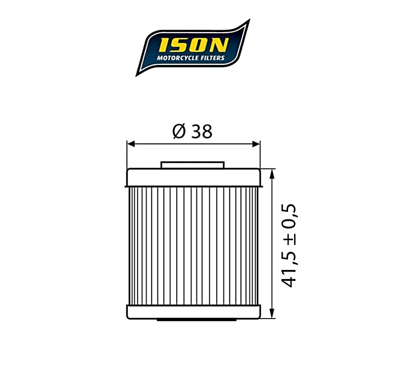 ISON Ölfilter 207 Beta Kawasaki Suzuki