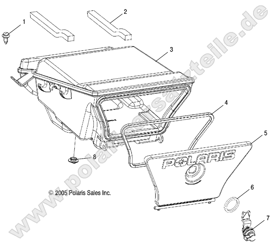 STORAGE BOX, REAR