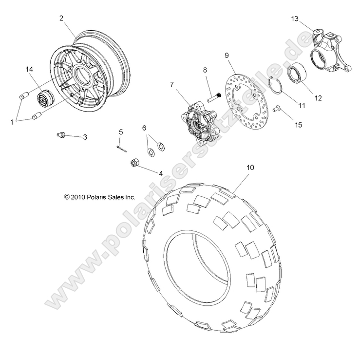 WHEELS, FRONT WHEELS, FRONT