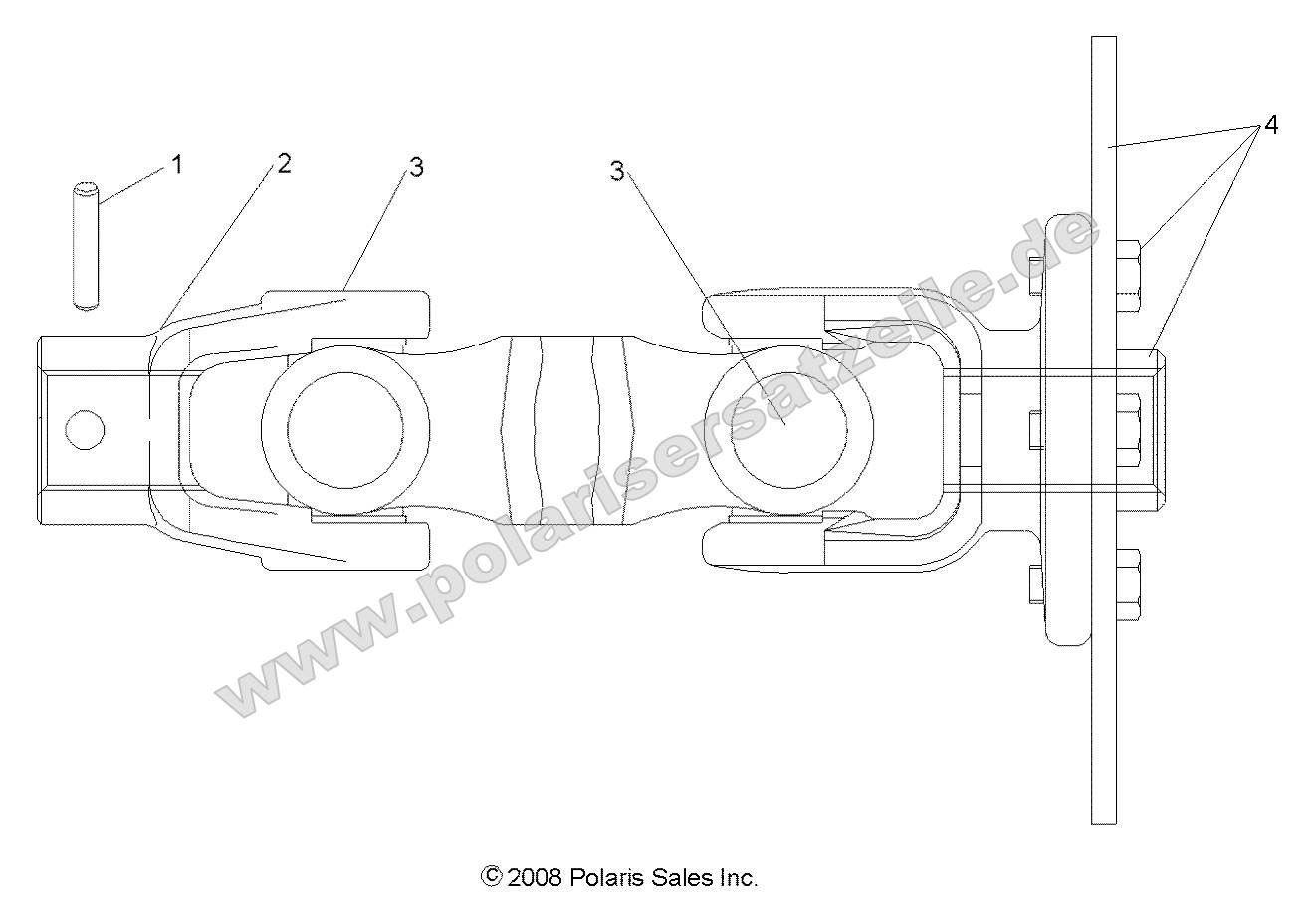 Drive Train, Rear Prop Shaft Drive Train, Rear Prop Shaft