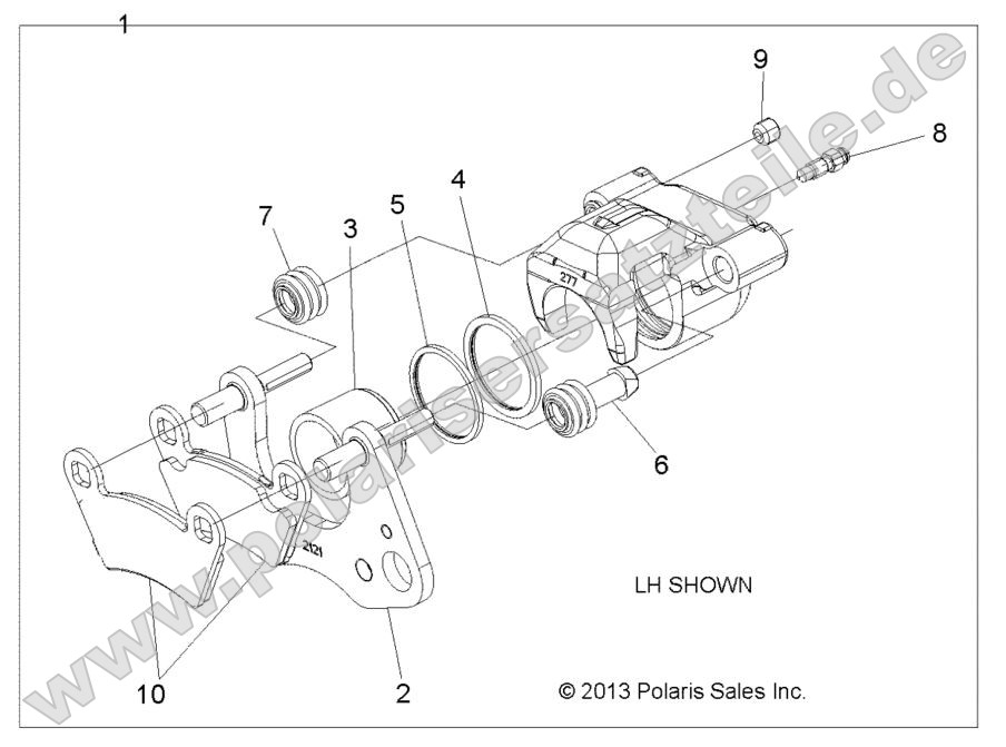 Brakes, Caliper, Front Brakes, Caliper, Front