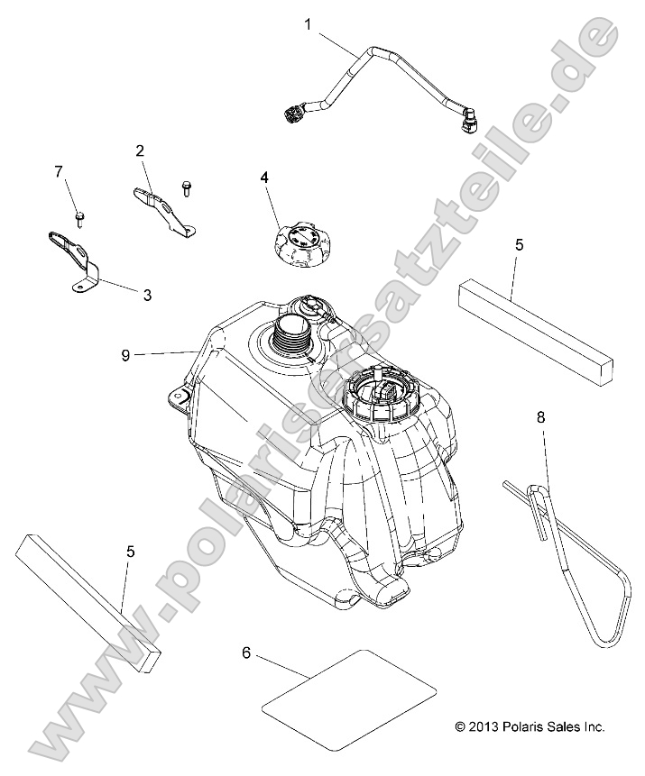 Body, Fuel Tank Asm. Body, Fuel Tank Asm.