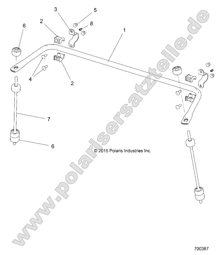 Suspension, Rear Stabilizer Bar Suspension, Rear Stabilizer Bar