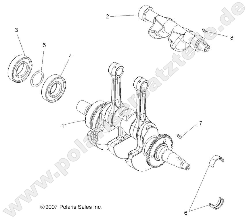 ENGINE, CRANKSHAFT and BALANCE SHAFT
