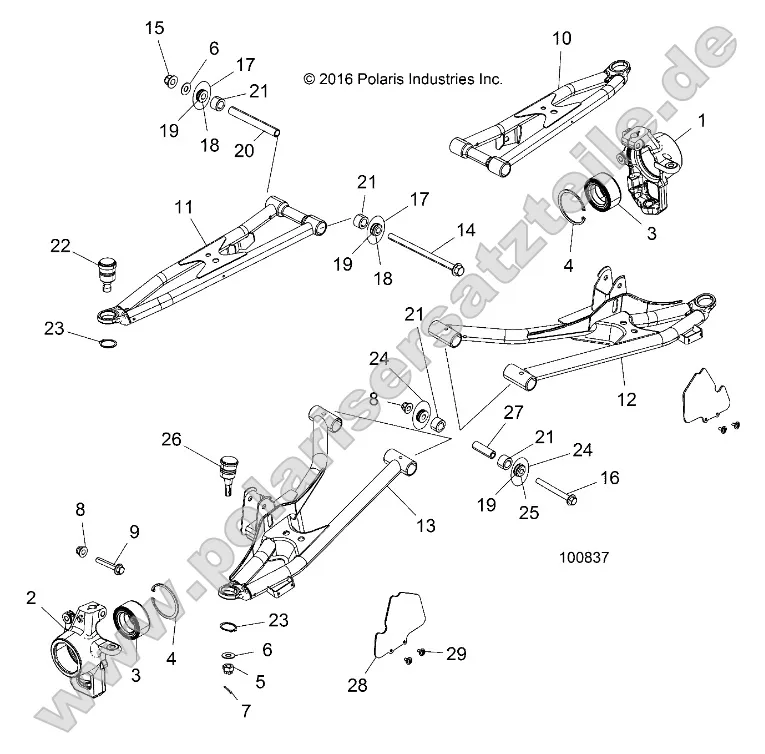 Suspension, Front