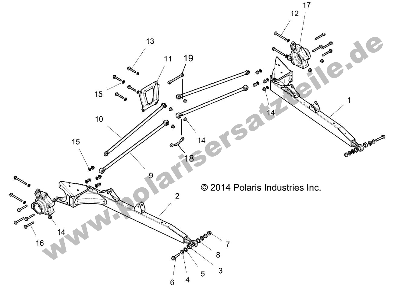 SUSPENSION, REAR CONTROL ARMS SUSPENSION, REAR CONTROL ARMS