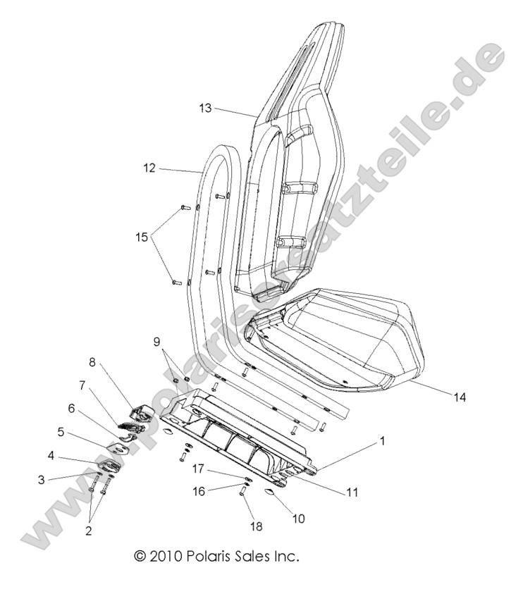 BODY, SEAT ASM. BODY, SEAT ASM.