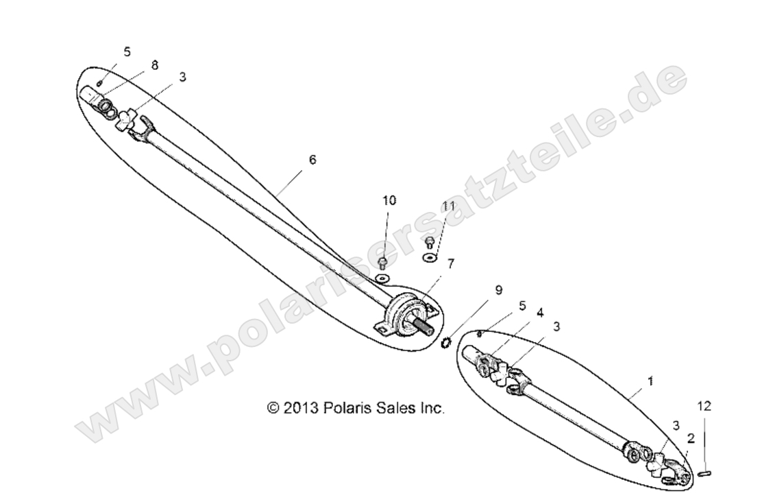 DRIVE TRAIN, FRONT PROP SHAFT DRIVE TRAIN, FRONT PROP SHAFT