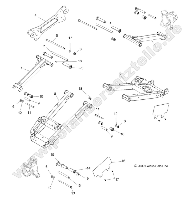 SUSPENSION, REAR CONTROL ARMS SUSPENSION, REAR CONTROL ARMS