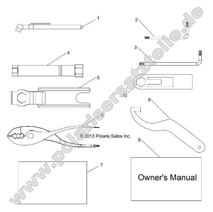 References, Tool Kit and Owners Manual References, Tool Kit and Owners Manual