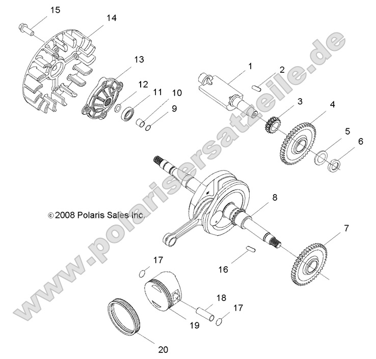 engine crankshaft and piston engine crankshaft and piston