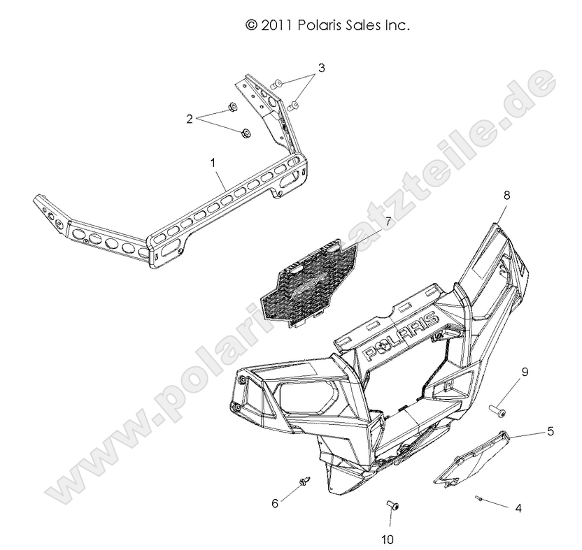 BODY, FRONT BUMPER BODY, FRONT BUMPER