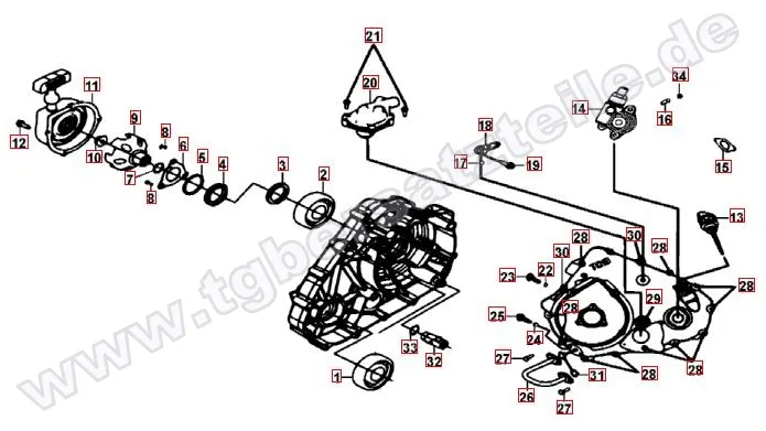 Gehäusedeckel links Gehäusedeckel links