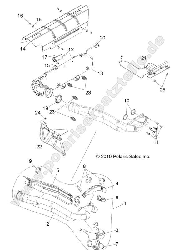 ENGINE, EXHAUST SYSTEM ENGINE, EXHAUST SYSTEM