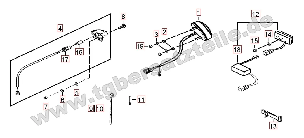 Rücklicht - Blinker hinten