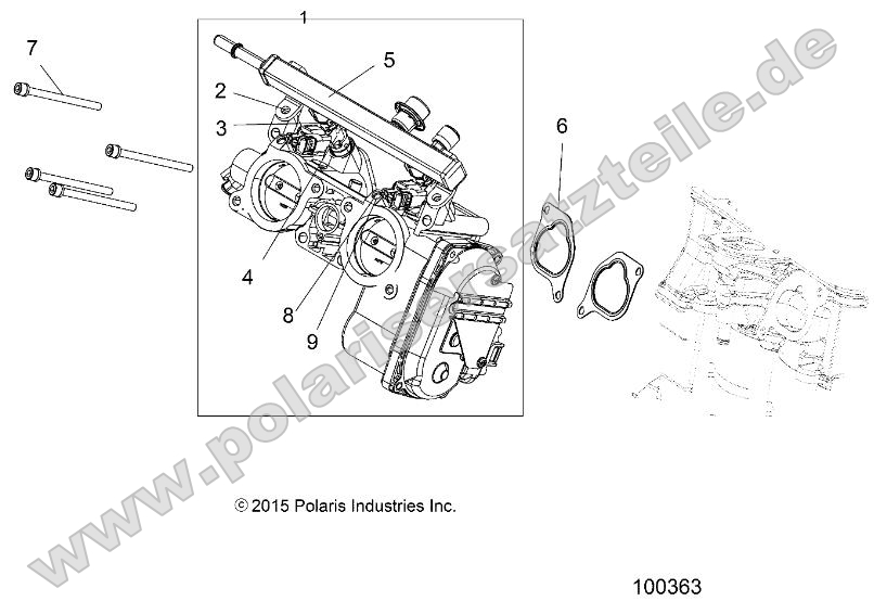 Engine, Throttle Body Engine, Throttle Body