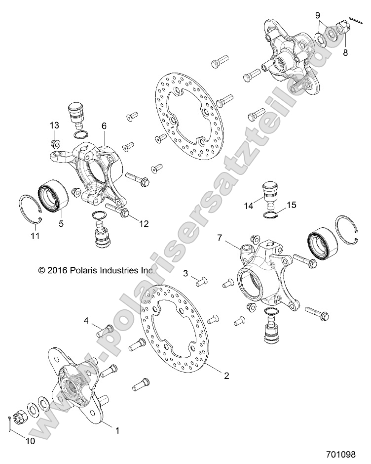 Suspension, Front Carrier Suspension, Front Carrier