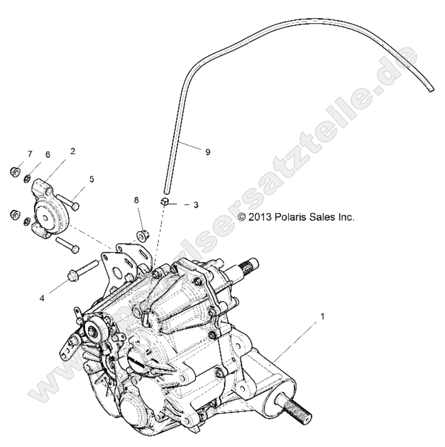 DRIVE TRAIN, MAIN GEARCASE MOUNTING DRIVE TRAIN, MAIN GEARCASE MOUNTING
