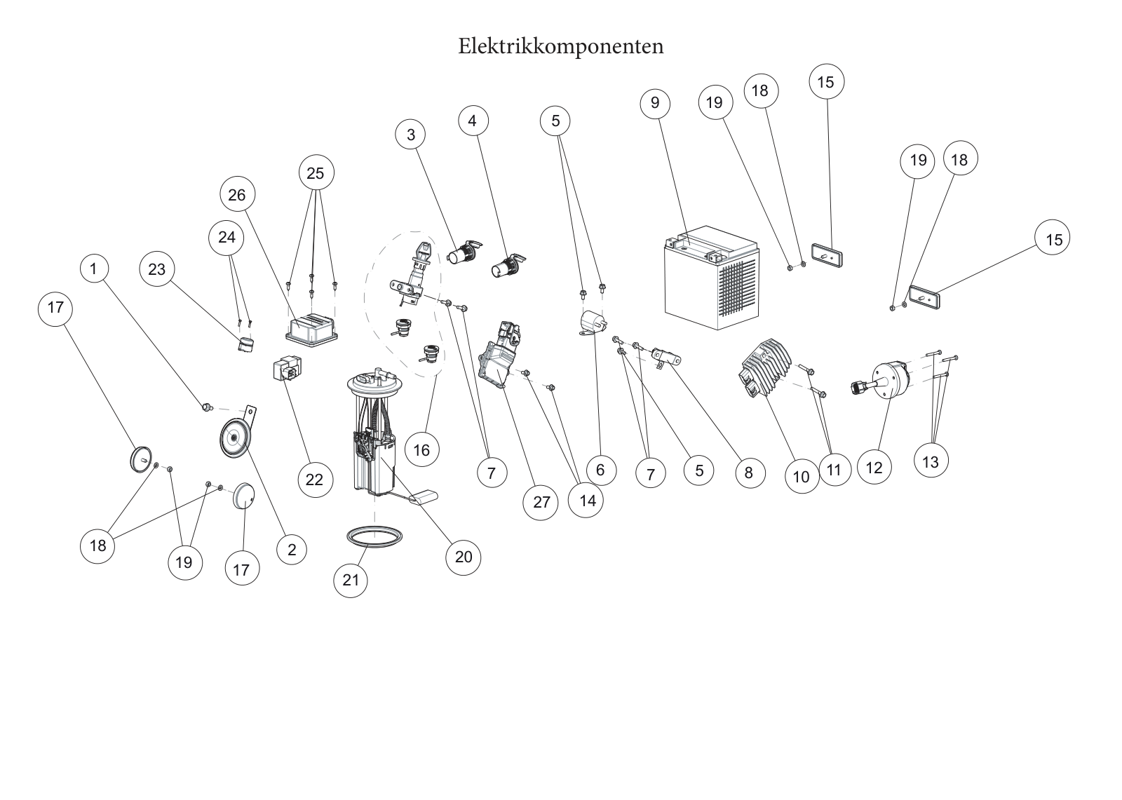 Elektrikkomponenten
