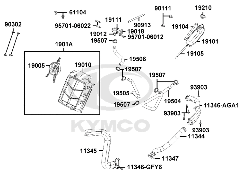 Kühlanlage & Luftschlauch Variomatik Kühlanlage & Luftschlauch Variomatik