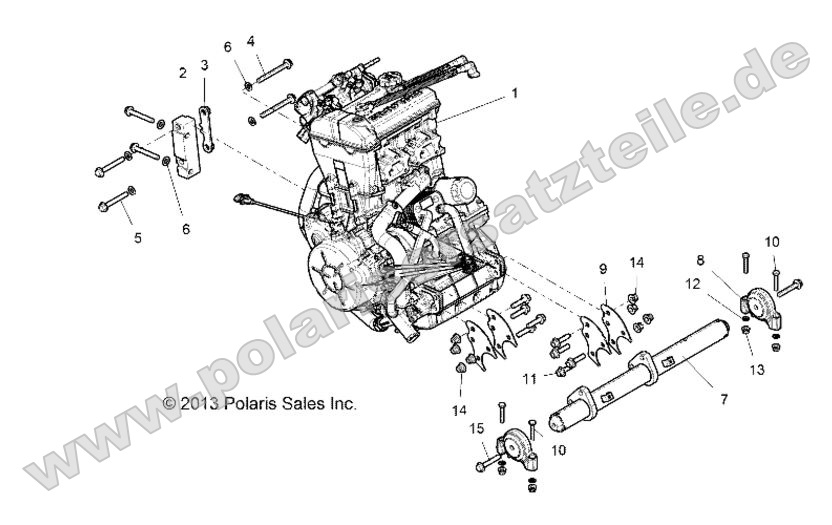 ENGINE, MOUNTING