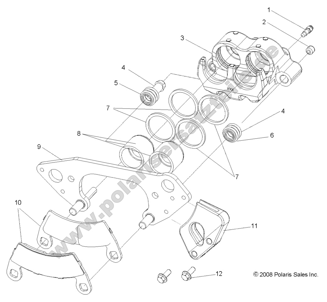 BRAKES, FRONT CALIPER