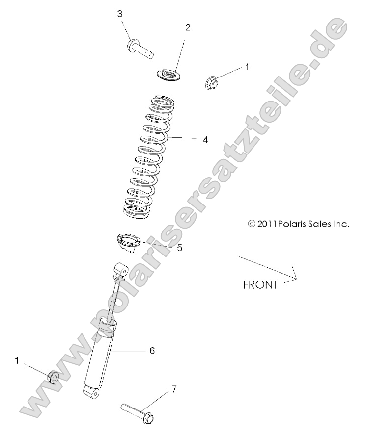 Suspension, Front Shock Mounting Suspension, Front Shock Mounting