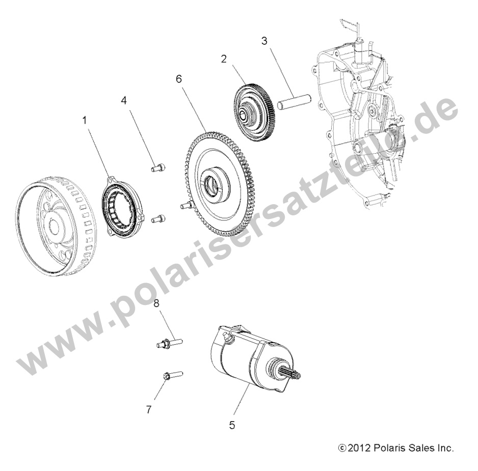 ENGINE, STARTER and DRIVE ENGINE, STARTER and DRIVE
