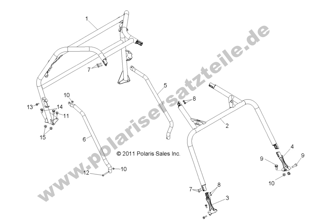CHASSIS, CAB FRAME and SIDE BARS CHASSIS, CAB FRAME and SIDE BARS