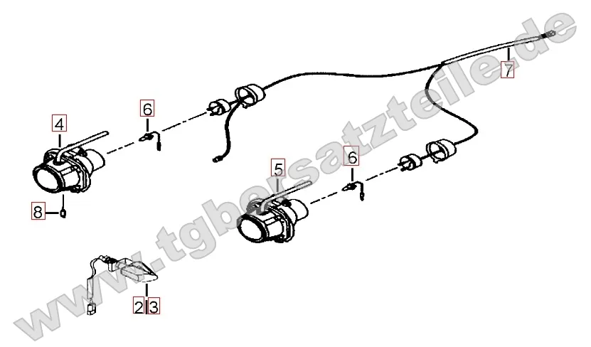Scheinwerfer - Blinker vorne