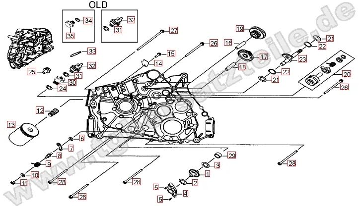 Motorgehäuse links (1)