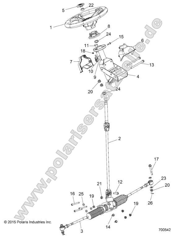Steering, Steering Asm. (700542)