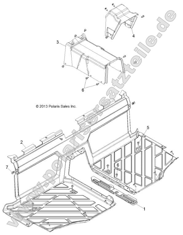 Body, Floor (49BRUTUSFLOOR13M)