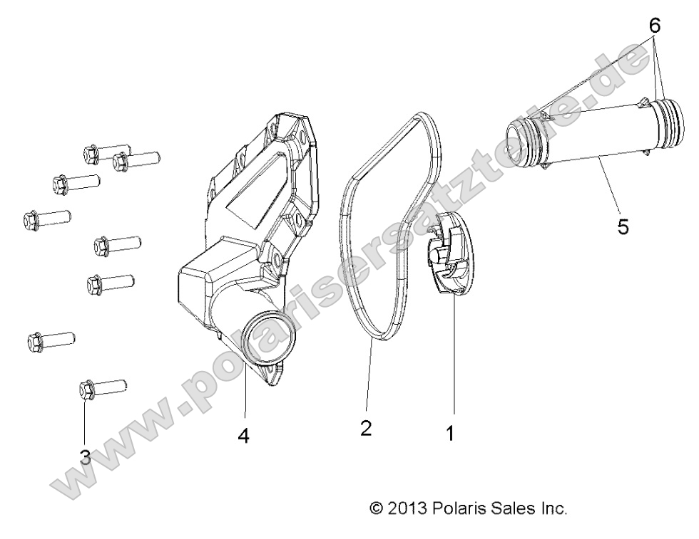 Engine, Waterpump Impeller and Cover Engine, Waterpump Impeller and Cover