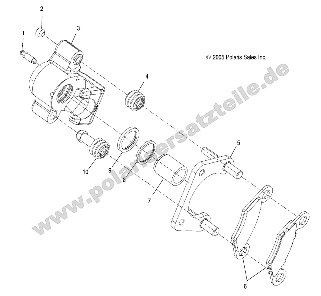 BRAKES, REAR CALIPER BRAKES, REAR CALIPER
