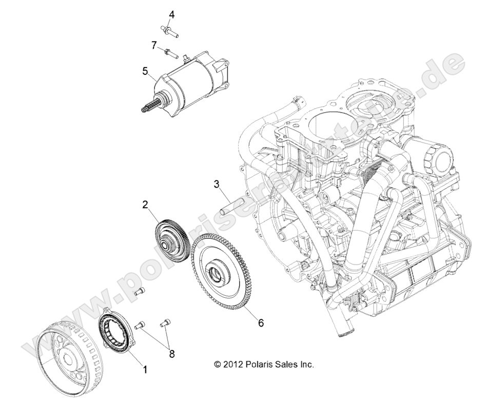 ENGINE, STARTER and DRIVE ENGINE, STARTER and DRIVE