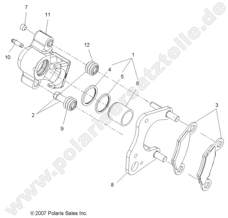 BRAKES, FRONT CALIPER BRAKES, FRONT CALIPER