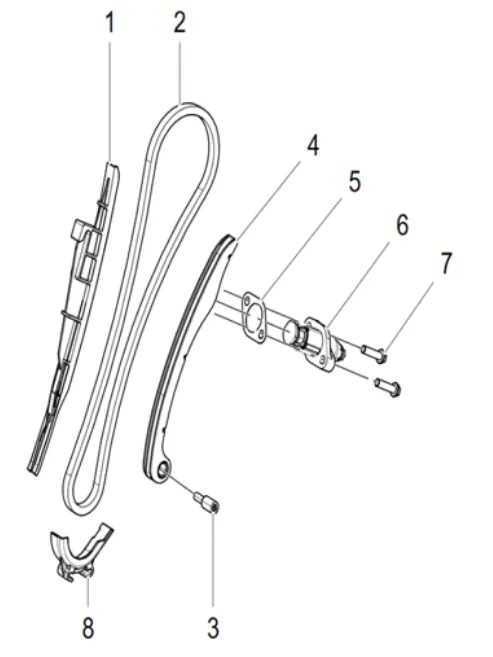 Steuerkette, Spanner Steuerkette, Spanner