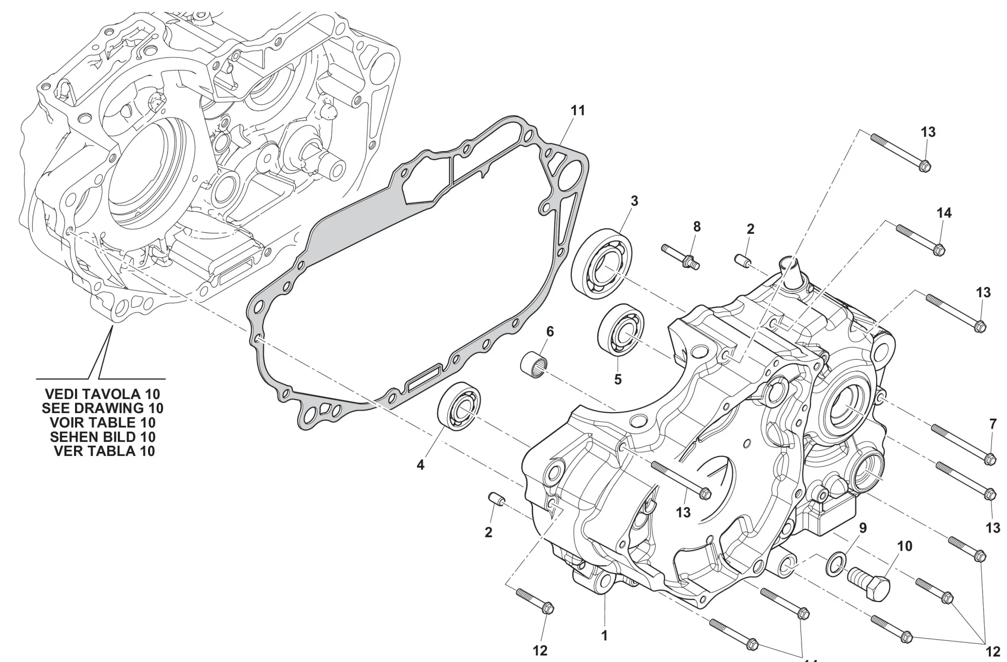 Motorgehäuse Motorgehäuse