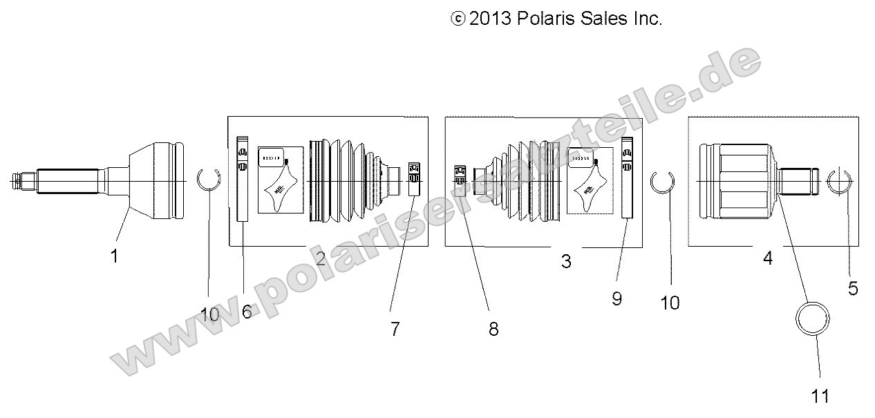 Drive Train, Front Drive Shaft Drive Train, Front Drive Shaft