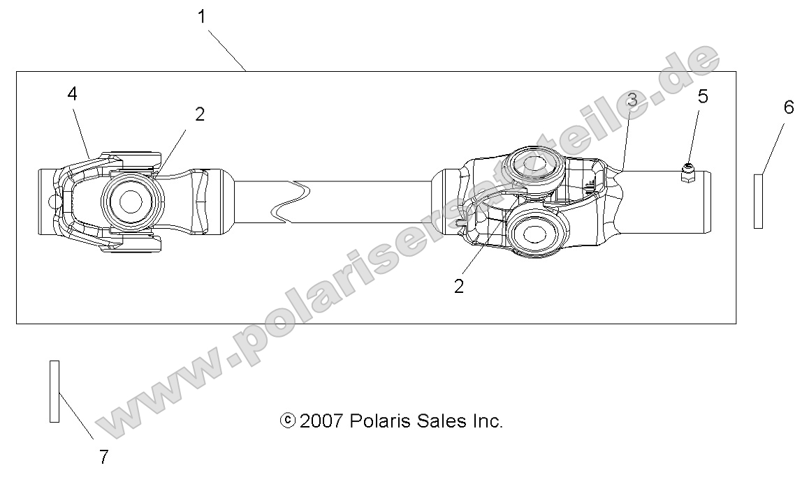 Drive Train, Front Prop Shaft