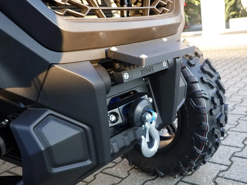 TMP Kennzeichenhalter vorne / Nummernschildhalterung klappbar - QJ Motor SFA 600 / 1000 one 2025-